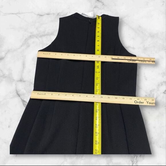 Ann Taylor Black Keyhole Sleeveless A-line Dress Size 4 - Picture 7 of 16